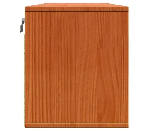 Seinekapp Riiuliga Muu Vahapruun 200 X 29,5 X 35 Cm Männipuit