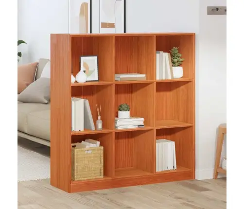 Grāmatu Skapis / Istabas Dalītājs Vaska Brūna 104 X 33 X 110 Cm Vidaxl