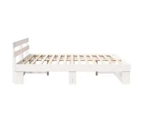Gultas Rāmis Balts 180 X 200 Cm Priedes Masīvkoks Vidaxl