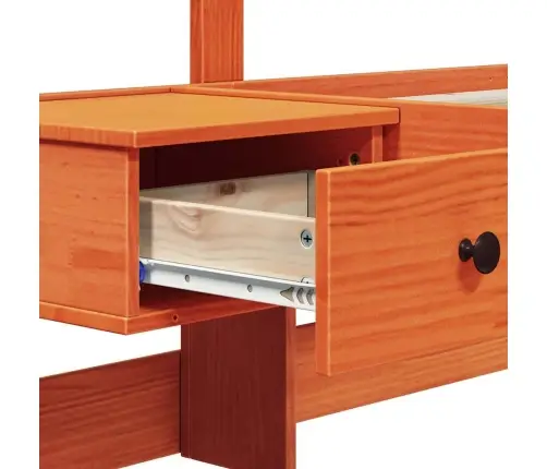 Lovos Rėmas Ruda 120 X 190 Cm Kietos Pušies Mediena