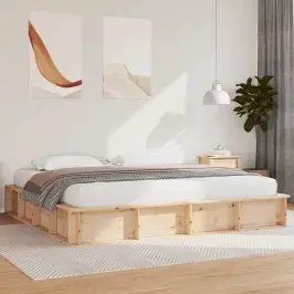 Gultas Rāmis Brūna 200 X 200 Cm Ciets Priedes Koks Vidaxl Gultas Rāmis Brūna 200 X 200 Cm Ciets Priedes Koks Vidaxl