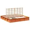Gultas Rāmis Ar Pacelšanas Uzglabāšanu, Vaska Brūnā Krāsā, 180 X 200 Cm, Cietā Priede Vidaxl