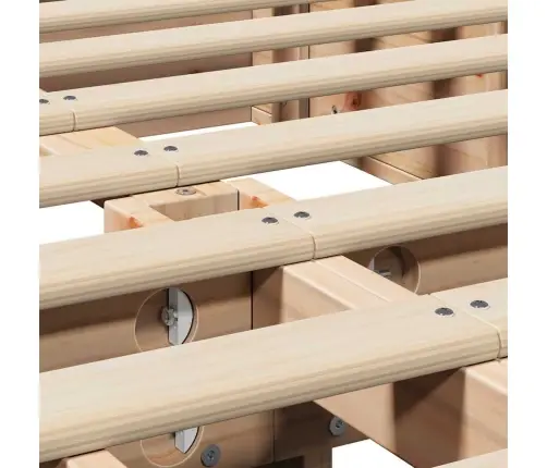 Gulta Ar Pacelamu Uzglabāšanu, 160 X 200 Cm, Cieta Priede Vidaxl