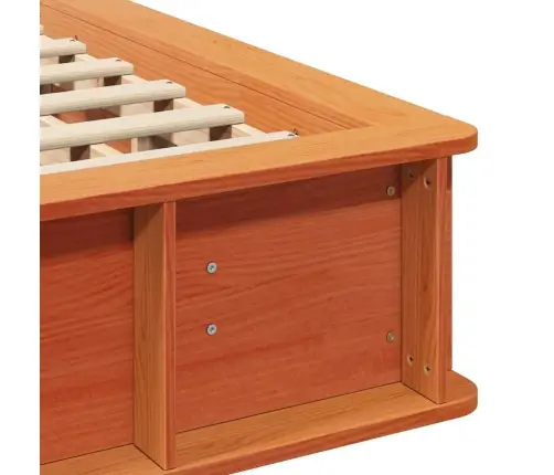 Voodi Raam Vahapruun 150 X 200 Cm Tahke Mänd