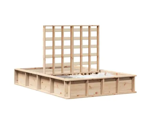 Lovos Rėmas Ruda 140 X 200 Cm Kietos Pušies Mediena