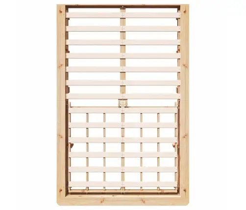 Lovos Rėmas Ruda 140 X 200 Cm Kietos Pušies Mediena