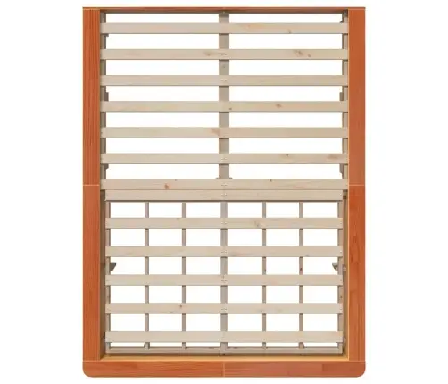 Voodi Raam Vahapruun 135 X 190 Cm Tahke Mänd