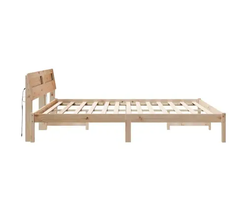 Lovos Rėmas Ruda 200 X 200 Cm Kietos Pušies Mediena