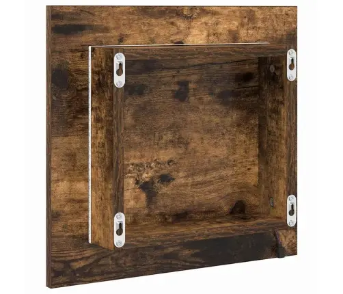 Led Vonios Veidrodis Rūkyta Ąžuolas 40 X 37 X 8.5 Cm