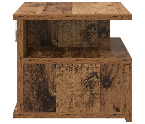 Peldējošais Naktsgaldiņš Vecais Koks 40X31X27 Cm Inženiertehniskais Koks Vidaxl