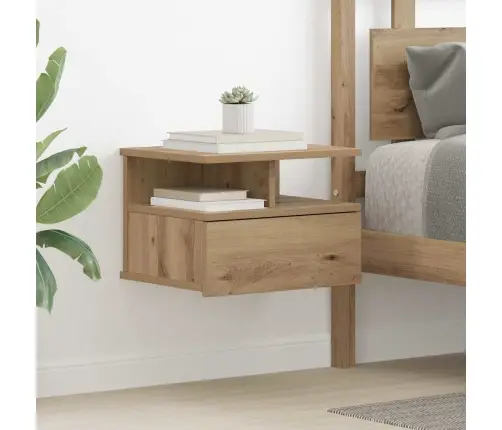 Läbiv Voodiäär 2 Pcs Käsitööpuu 40 X 31 X 28 Cm Tehispuit