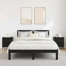 Nakts Skapītis 2 Pcs Melns Ozols 40 X 35 X 50 Cm Vidaxl