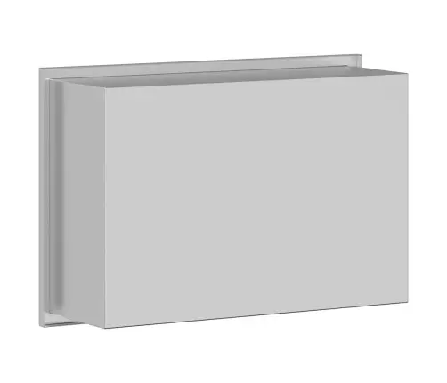 Dušas Niša Sudraba 30 X 20 X 9.5 Cm Nerūsējošs Tērauds Vidaxl