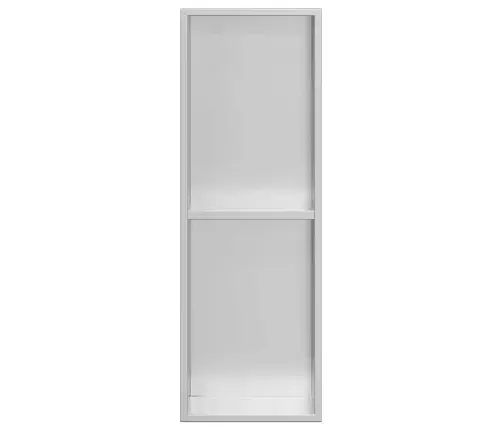 Dušas Niša Sudraba 60 X 20 X 9.5 Cm Nerūsējošs Tērauds Vidaxl