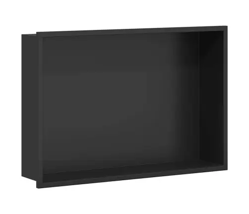 Dušinurk Must 45 X 30 X 9.5 Cm Roostevaba Teras