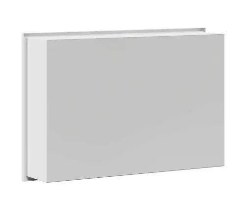 Dušinurk Valge 45 X 30 X 9.5 Cm Roostevaba Teras