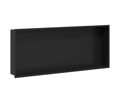 Dušinurk Must 75 X 30 X 9.5 Cm Roostevaba Teras