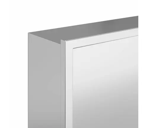 Dušas Niša Sudraba 75 X 30 X 9.5 Cm Nerūsējošs Tērauds Vidaxl