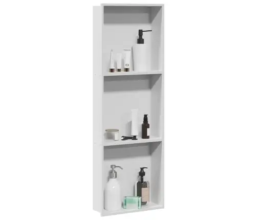 Dušas Niša Balts 90 X 30 X 9.5 Cm Nerūsējošs Tērauds Vidaxl