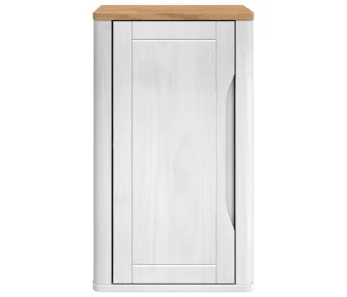 Vannitoa Seinakapp Riiuliga Uksega Floro Valge 35 X 30 X 60 Cm