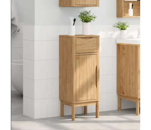 Vonios Spintelė Su Stalčių Floro Vaško Ruda 35 X 30 X 90 Cm