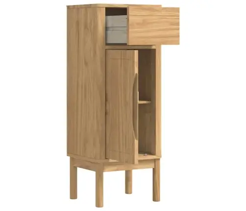 Vonios Spintelė Su Stalčių Floro Vaško Ruda 35 X 30 X 90 Cm