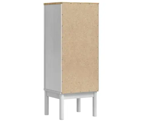 Vannitoa Kapp Floro Valge 35 X 30 X 90 Cm Kindel Männipuidust