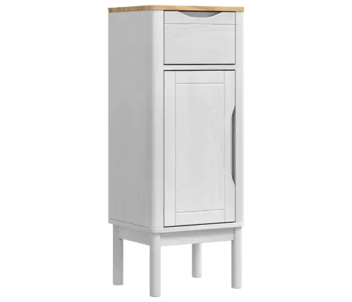 Vannitoa Kapp Floro Valge 35 X 30 X 90 Cm Kindel Männipuidust