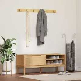 Gaiteņa Sola Vaks Brūns 115 X 40 X 45 Cm Cieta Priede Vidaxl