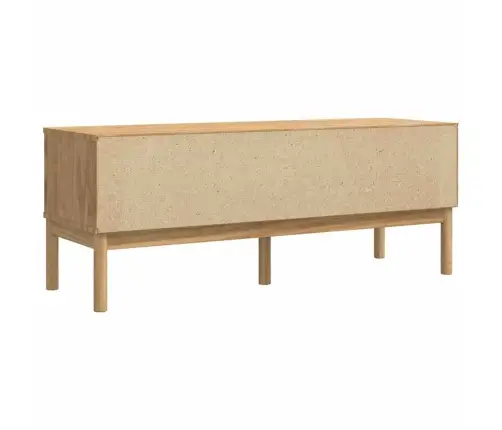 Gaiteņa Sola Vaks Brūns 115 X 40 X 45 Cm Cieta Priede Vidaxl