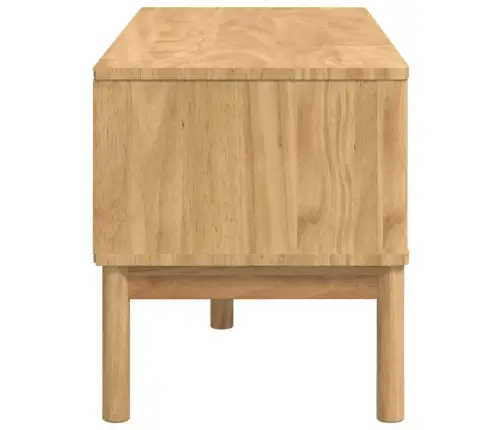 Gaiteņa Sola Vaks Brūns 115 X 40 X 45 Cm Cieta Priede Vidaxl