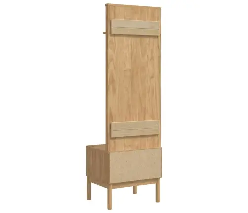 Esiku Kapp Floro Vahapruun 50 X 40 X 158 Cm Kindel Männipuidust