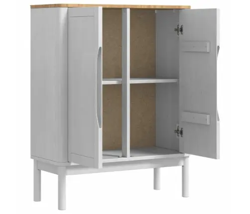 Kõide Floro Valge 70 X 30 X 70,5 Cm Kindel Männipuidust