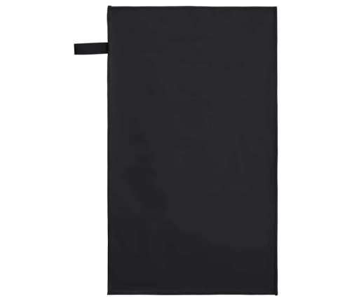 Sporta Dvieļi 2 Pcs Melna 50 X 30 Cm Poliesters Un Poliamīds Vidaxl