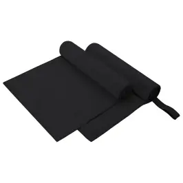 Sporta Dvieļi 2 Pcs Melna 100 X 50 Cm Poliesters Un Poliamīds Vidaxl