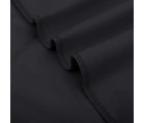 Spordirätikud 2 Pcs Must 140 X 70 Cm Polüester Ja Polüamiid