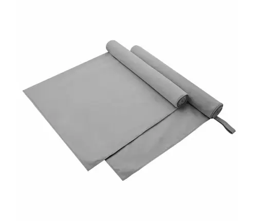 Sporta Dvieļi 2 Pcs Tumši Pelēks 90 X 180 Cm Vidaxl