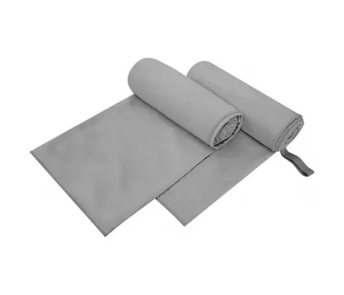Sporta Dvieļi 2 Pcs Tumši Pelēka 200 X 100 Cm Vidaxl