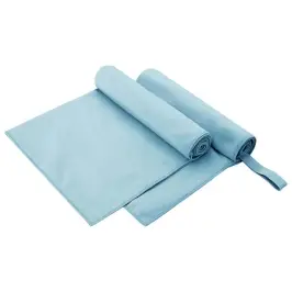 Sporta Dvieļi 2 Pcs Zila 100 X 50 Cm Poliesters Un Poliamīds Vidaxl