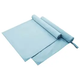 Sporta Dvieļi 2 Pcs Zila 180 X 90 Cm Poliesters Un Poliamīds Vidaxl