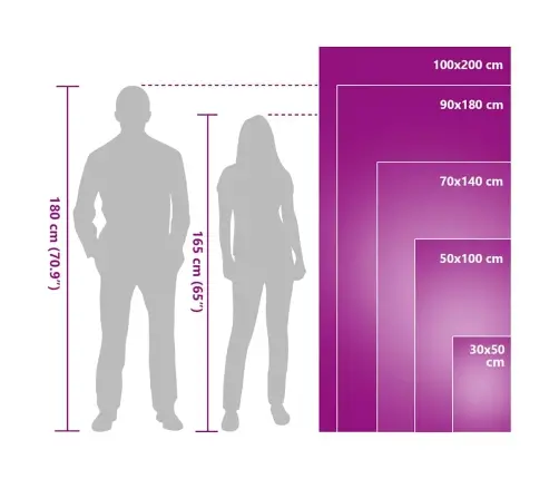 Sporta Dvieļi 2 Pcs Zila 200 X 100 Cm Poliesters Un Poliamīds Vidaxl