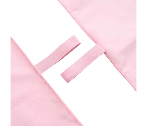 Sporta Dvieļi 2 Pcs Rozā 200 X 100 Cm Poliesters Un Poliamīds Vidaxl