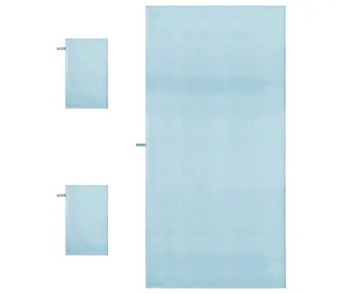 Spordirättide Komplekt 3 Pcs Sinine Polüester Ja Polüamiid