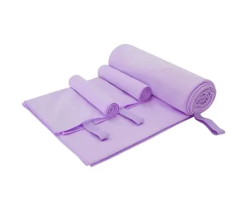 Spordirättide Komplekt 3 Pcs Lilla Polüester Ja Polüamiid