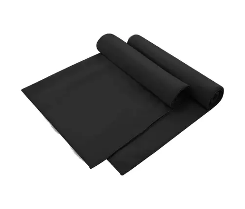 Lauko Kėdžių Rankšluosčiai 2 Pcs Juoda 130 X 60 Cm