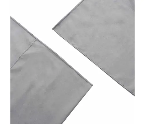 Āra Krēsla Dvieļi 2 Pcs Tumši Pelēka 130 X 60 Cm Vidaxl