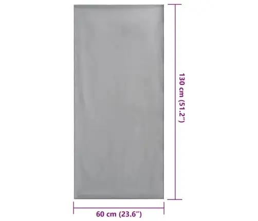 Āra Krēsla Dvieļi 2 Pcs Tumši Pelēka 130 X 60 Cm Vidaxl