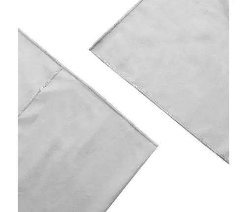 Āra Krēsla Dvieļi 2 Pcs Pelēka 130 X 60 Cm Vidaxl Āra Krēsla Dvieļi 2 Pcs Pelēka 130 X 60 Cm Vidaxl