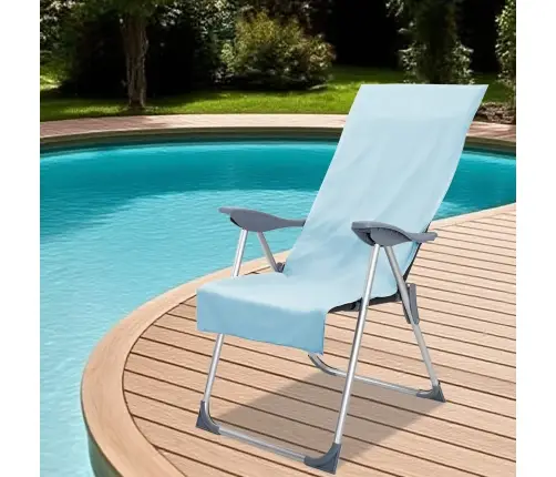 Āra Krēsla Dvieļi 2 Pcs Zila 130 X 60 Cm Vidaxl