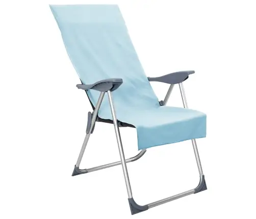 Āra Krēsla Dvieļi 2 Pcs Zila 130 X 60 Cm Vidaxl